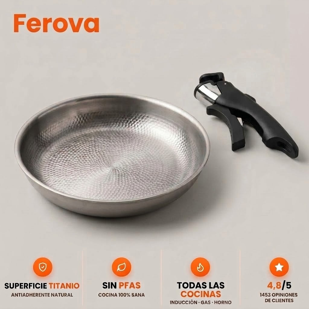 Ferova – Sartén Antiadherente de Titanio